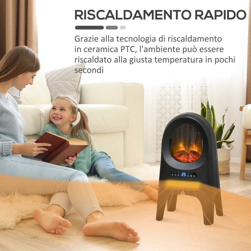Termoventilatore 3 Modalità con Temperature Regolabili