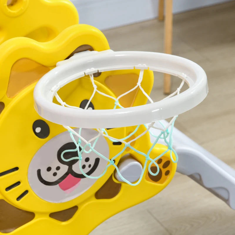 Scivolo per Bambini 18-36 Mesi con Canestro