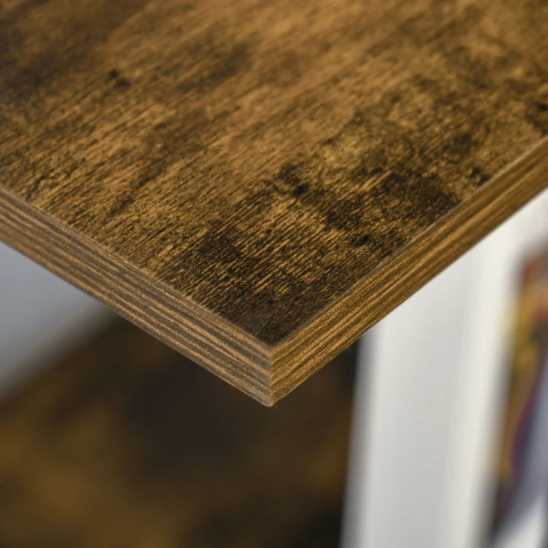 Libreria Stile Vintage/Industriale in Truciolato 102x30x160cm