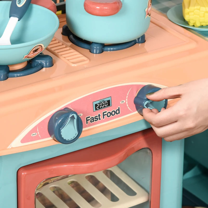 Cucina Giocattolo per Bambini 3-6 Anni con 50 Accessori