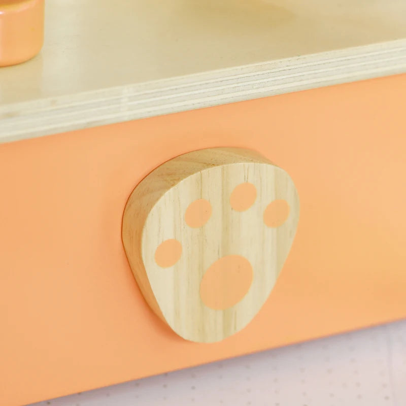 Cucina Giocattolo in Legno per Bambini con Fornello e 12 Accessori