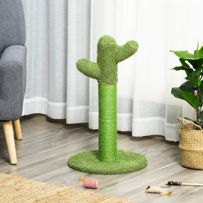Albero Tiragraffi per Gatti a Cactus in Sisal 65 cm