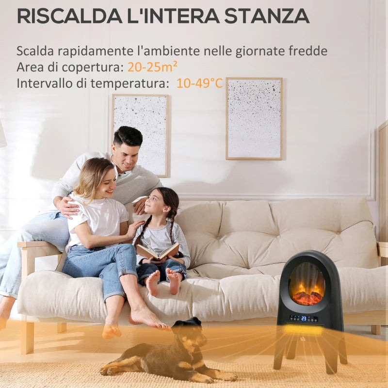 Termoventilatore 3 Modalità con Temperature Regolabili