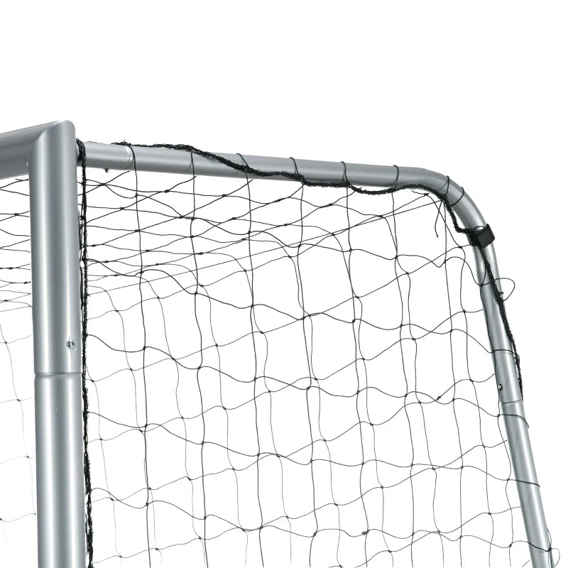 Porta da Calcio 300x120x200 cm con Rete, Picchetti e Viti