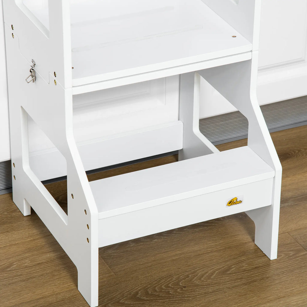 Scala Montessori 2 in 1 con Sgabello e Lavagna