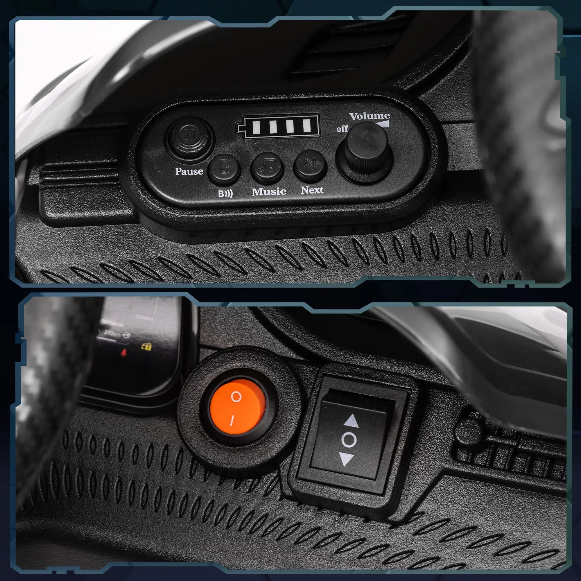 Auto Elettrica per Bambini Maserati GranTurismo Folgore 12V con Telecomando, Luci LED e Musica – Bianca