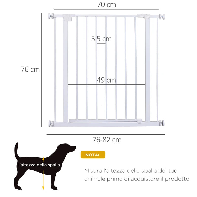 Cancelletto di Sicurezza per Bambini e Animali