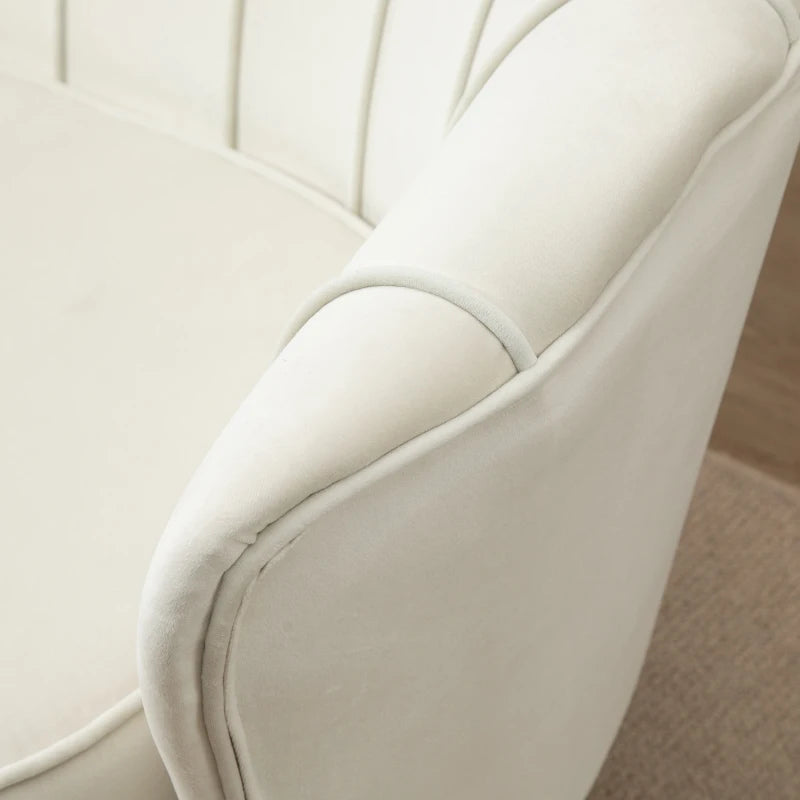 Divano Vintage 2 Posti in Velluto Stile Industrial Chic