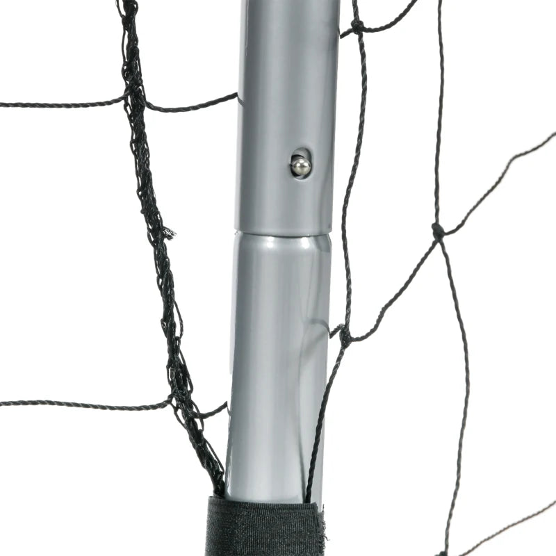 Porta da Calcio 300x120x200 cm con Rete, Picchetti e Viti