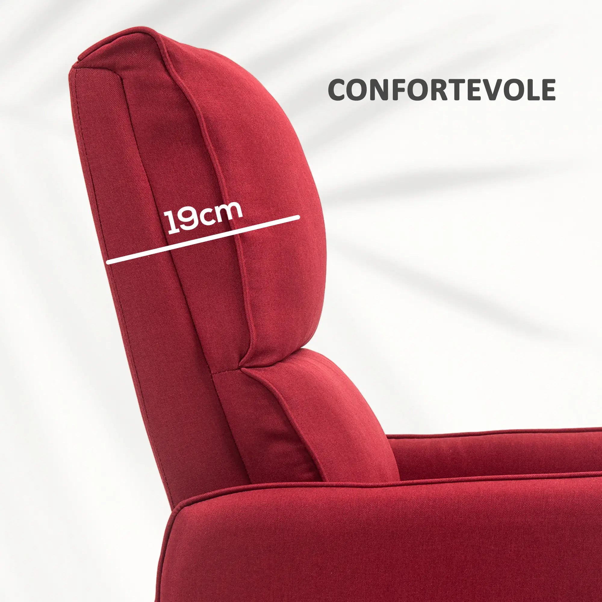Poltrona Relax Elettrica Reclinabile con Funzione Alzapersona e Telecomando