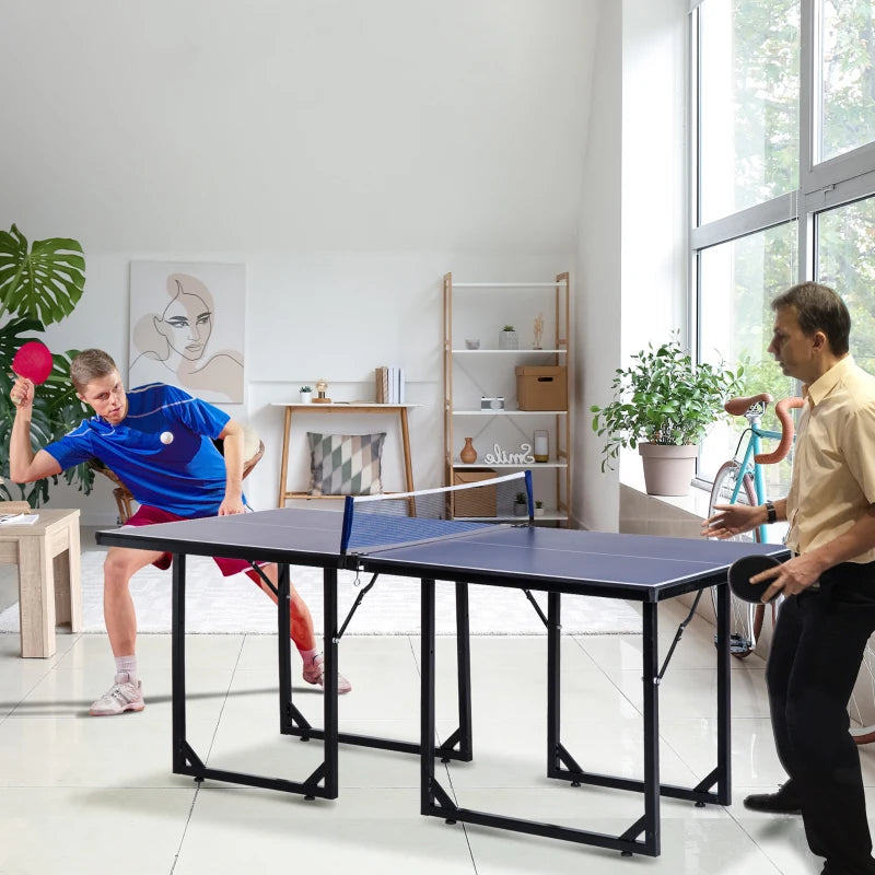 Tavolo da Ping Pong Pieghevole con Rete da Gioco