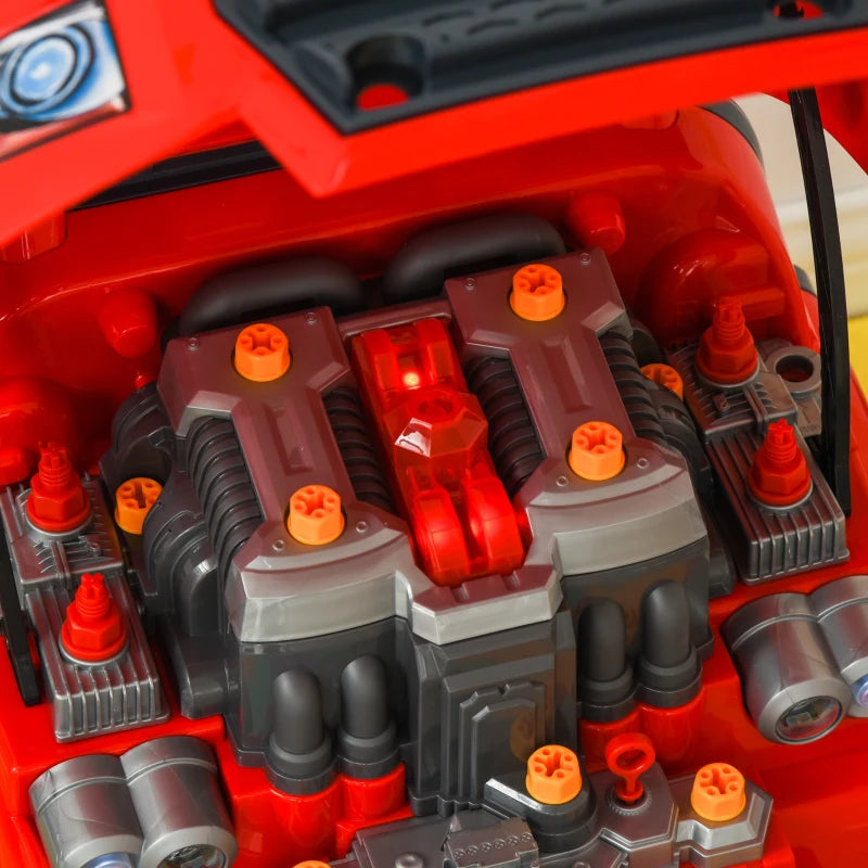 Camion Officina Giocattolo per Bambini con Motore e 61 Accessori