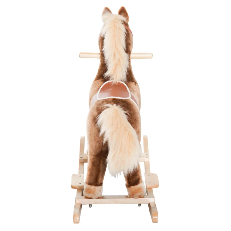 Cavallo a Dondolo in Legno per Bambini