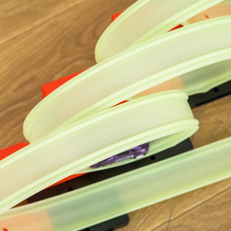 Pista per Macchinine con Effetti Luminosi e Automobilina per Bambini