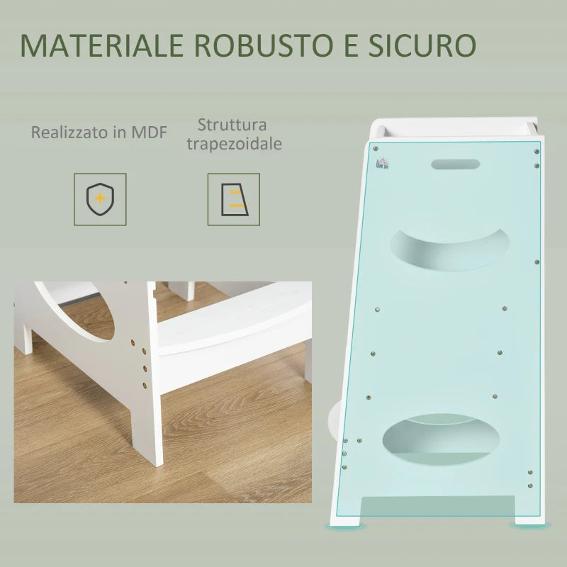 Torre Montessori Regolabile in Altezza per Bambini