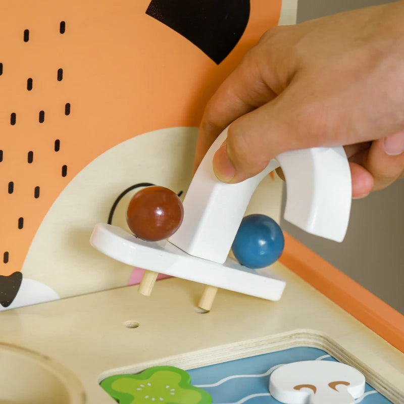 Cucina Giocattolo in Legno per Bambini con Fornello e 12 Accessori