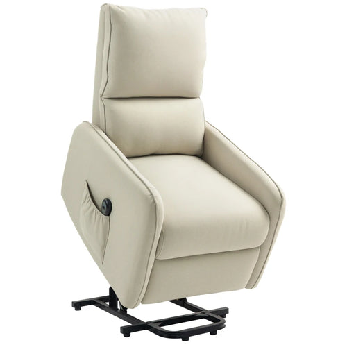 Poltrona Relax Elettrica Reclinabile con Funzione Alzapersona e Telecomando