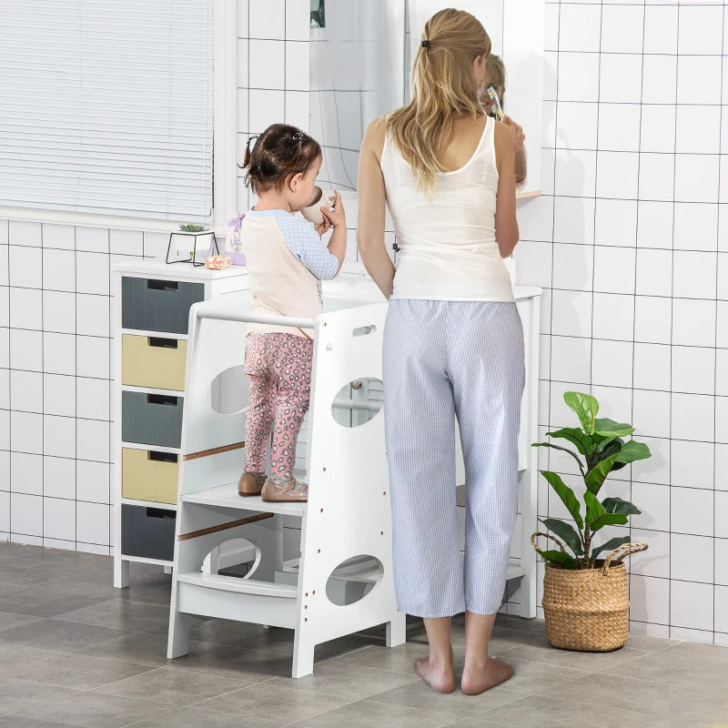Torre Montessori Regolabile in Altezza per Bambini