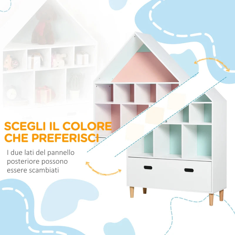 Libreria Organizzatore per Bambini con Scomparti