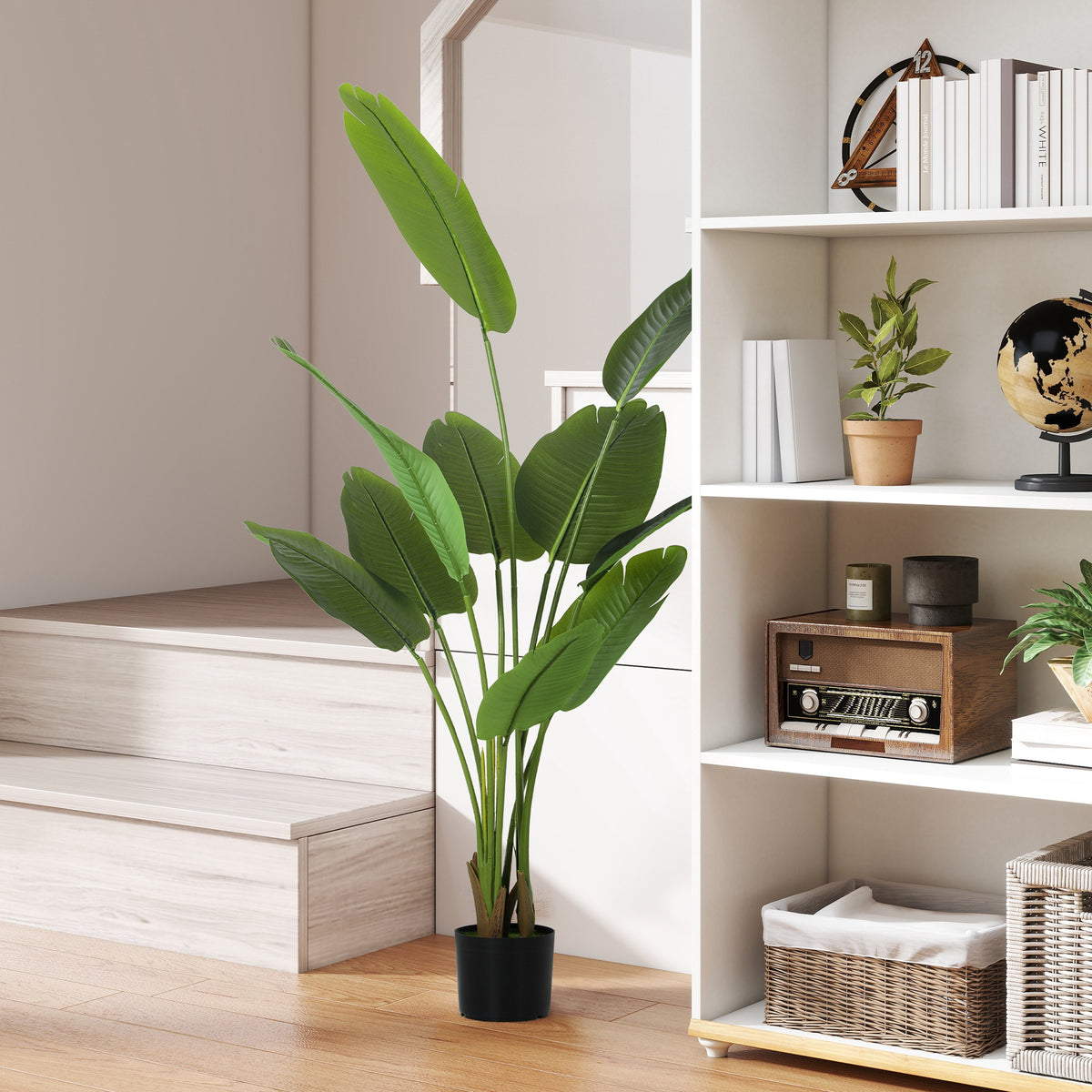 Pianta Artificiale da 160 cm con 10 Foglie