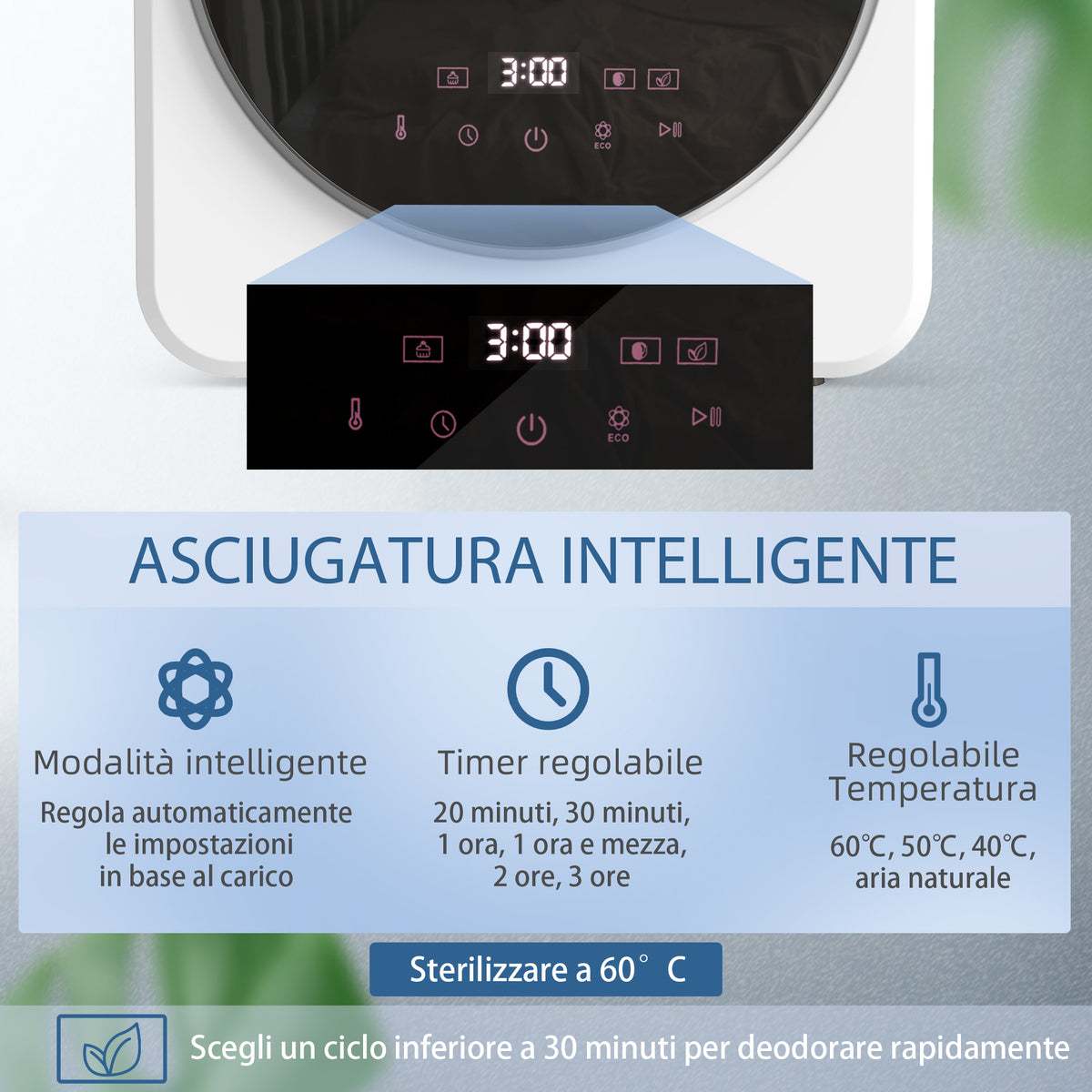 Asciugatrice Vented 4 kg Compatta con Funzione Antipiega