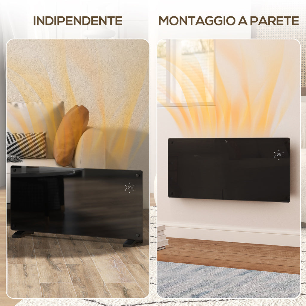Riscaldatore a Convezione 2000W con Timer e Telecomando