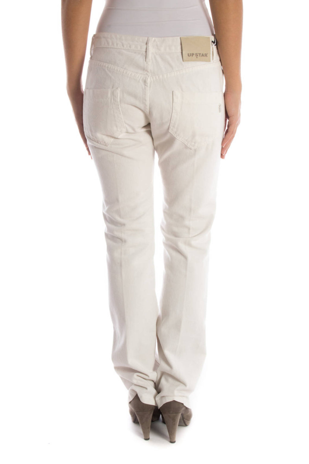 UP STAR PANTALONE DONNA BIANCO