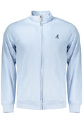 U.S. GRAND FELPA CON ZIP UOMO AZZURRO