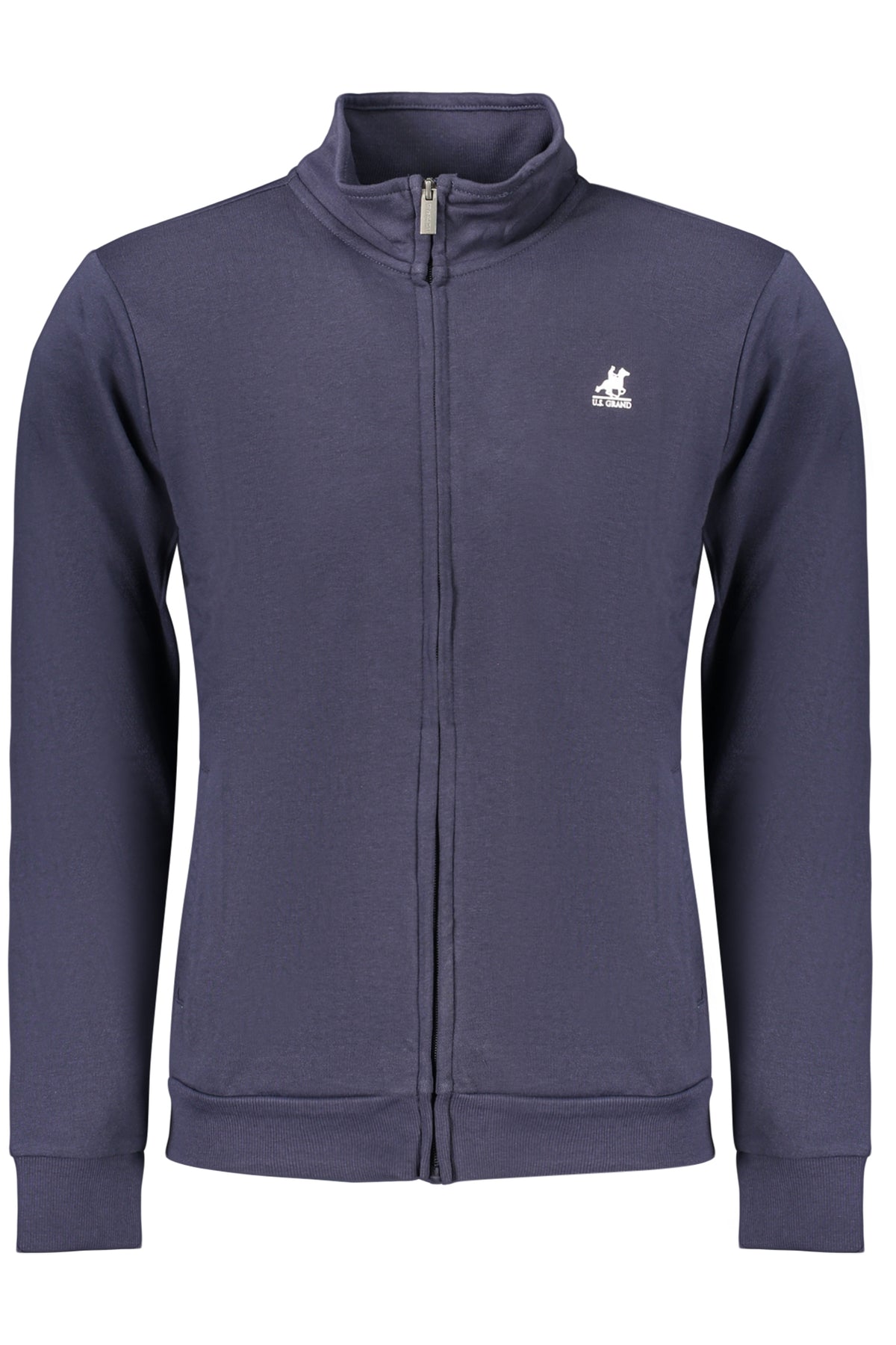 U.S. GRAND FELPA CON ZIP UOMO BLU