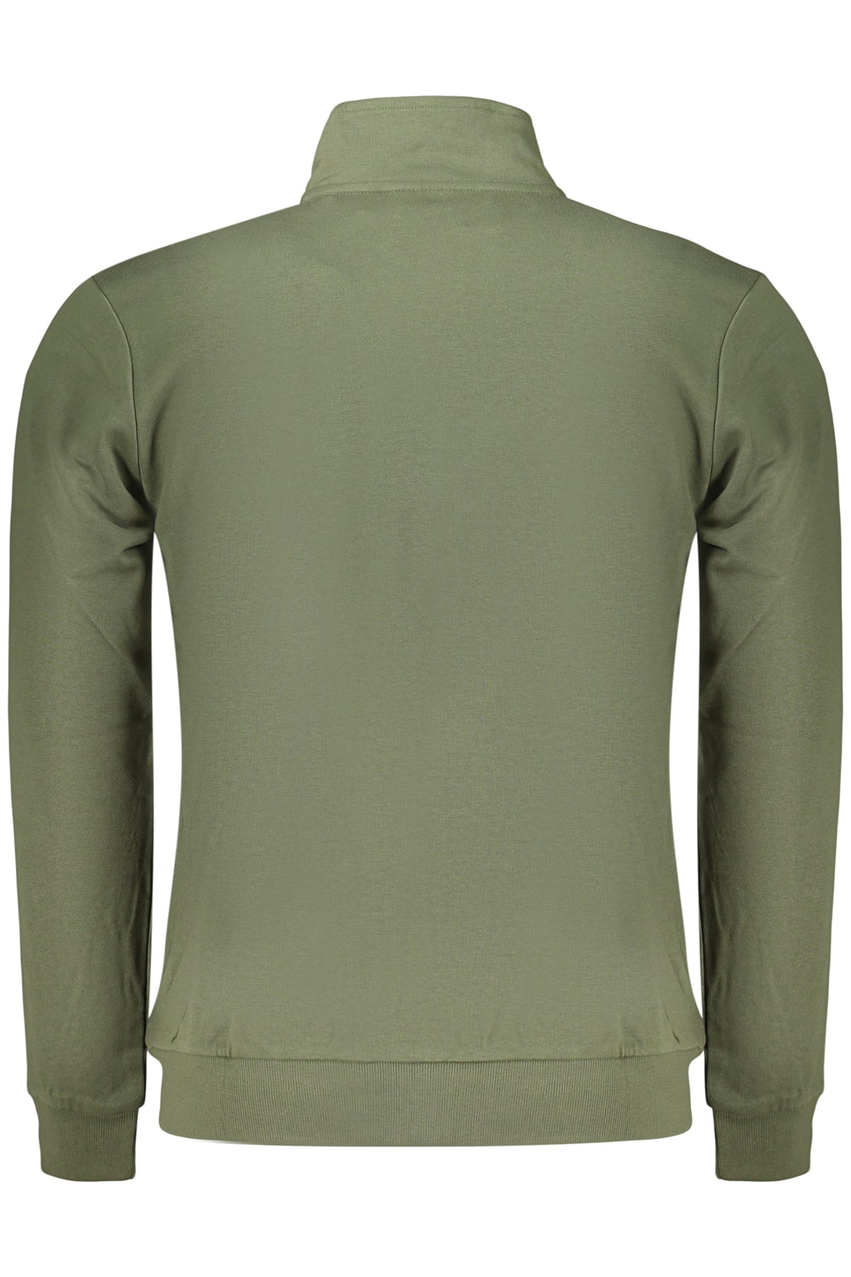 U.S. GRAND FELPA CON ZIP UOMO VERDE