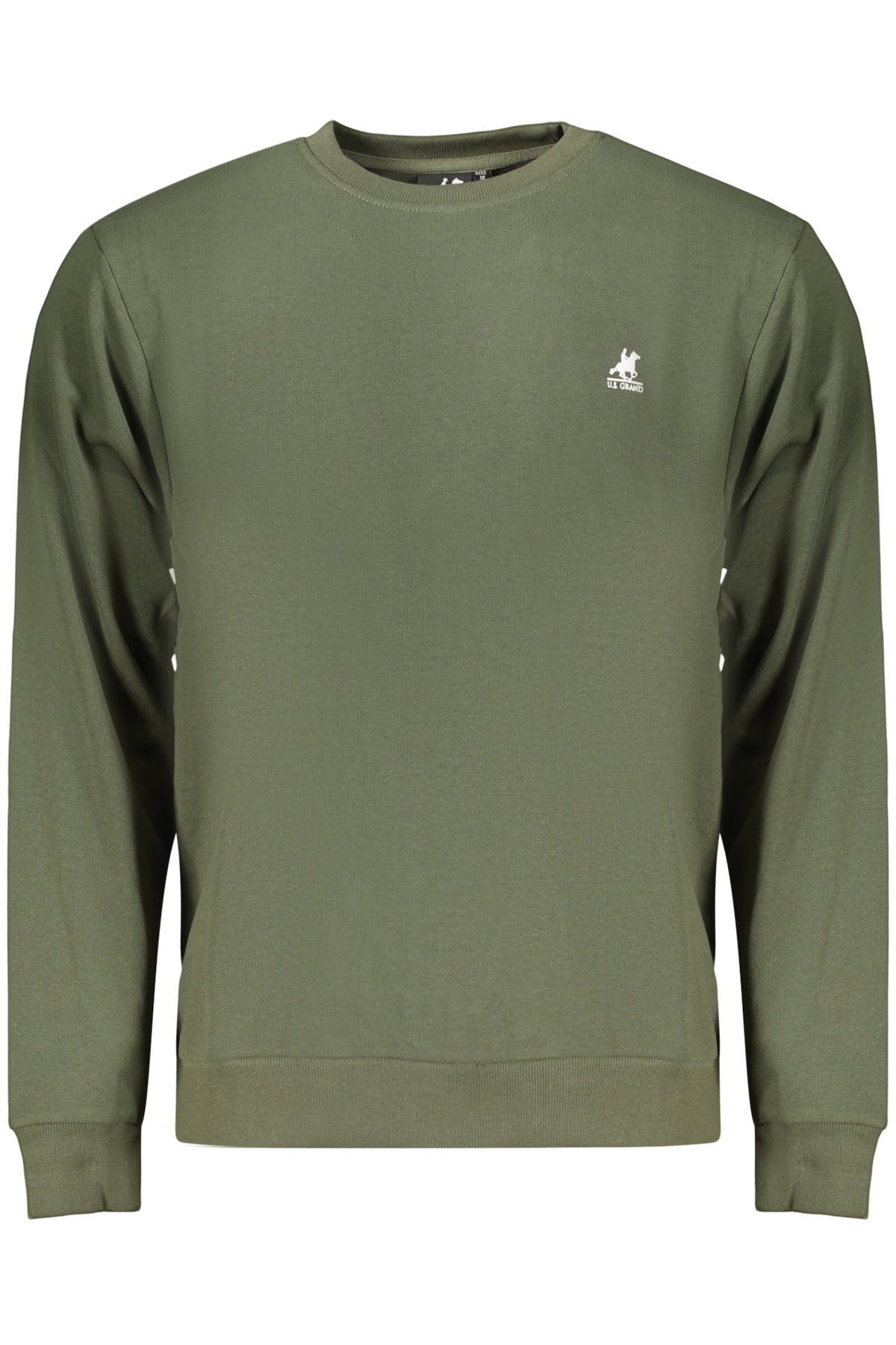 U.S. GRAND FELPA SENZA ZIP UOMO VERDE
