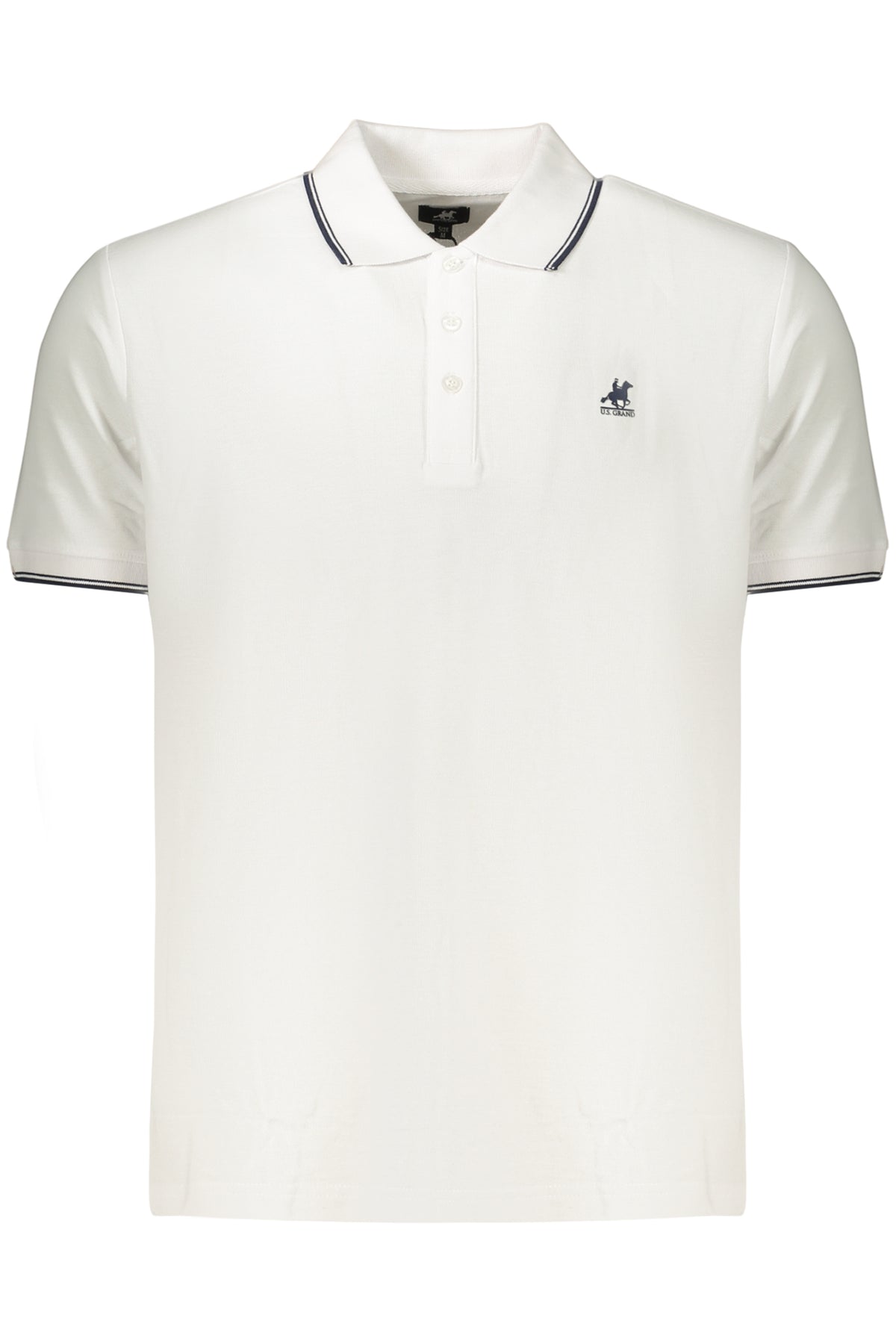 U.S. GRAND POLO MANICHE CORTE UOMO BIANCO