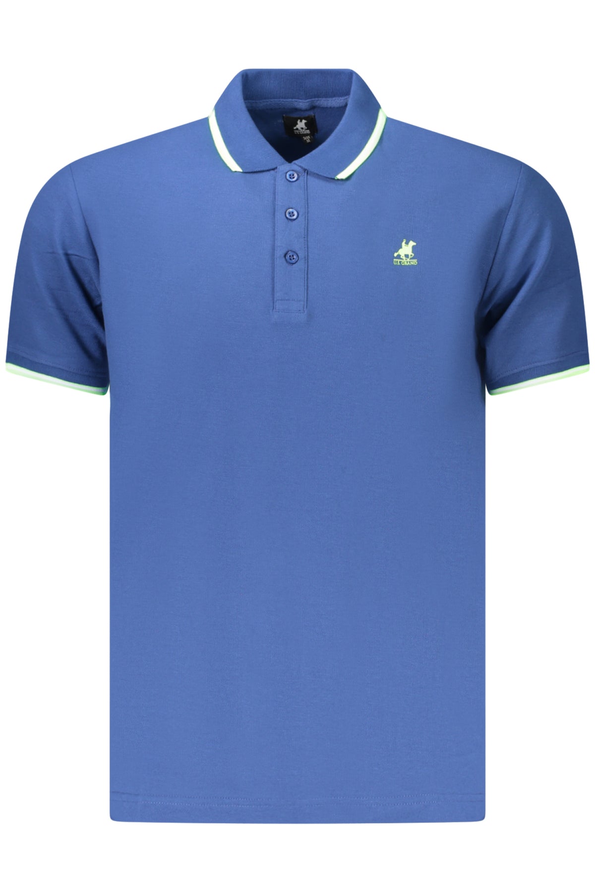 U.S. GRAND POLO MANICHE CORTE UOMO BLU