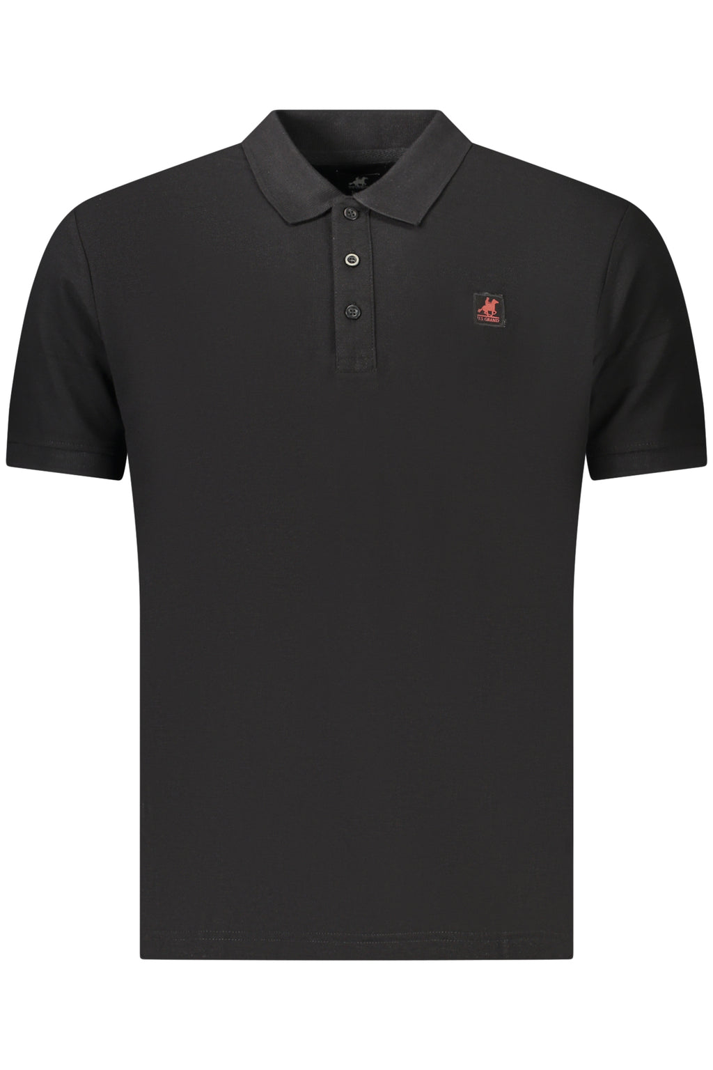U.S. GRAND POLO MANICHE CORTE UOMO NERO