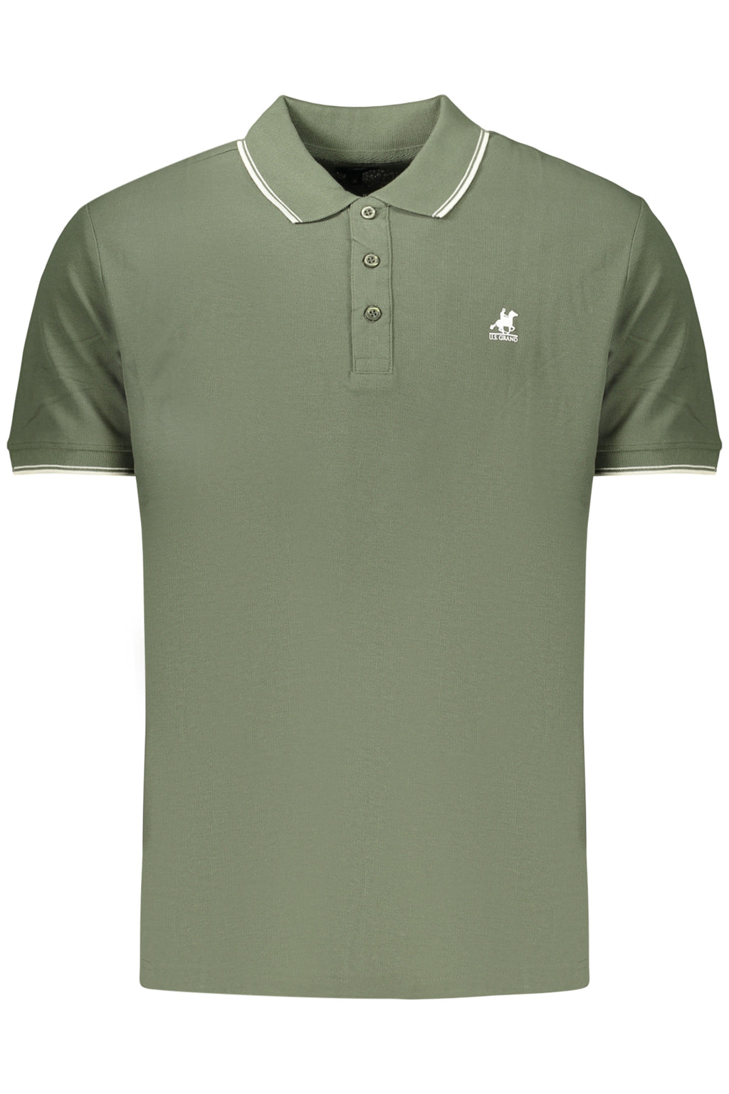U.S. GRAND POLO MANICHE CORTE UOMO VERDE