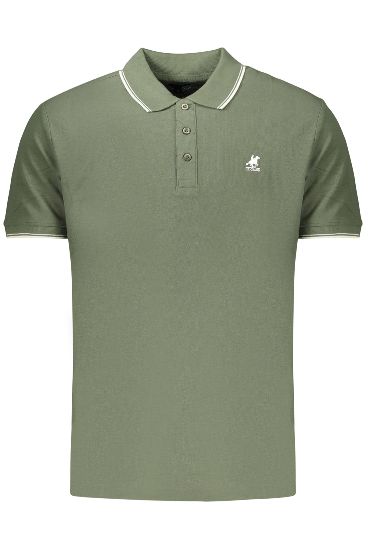 U.S. GRAND POLO MANICHE CORTE UOMO VERDE