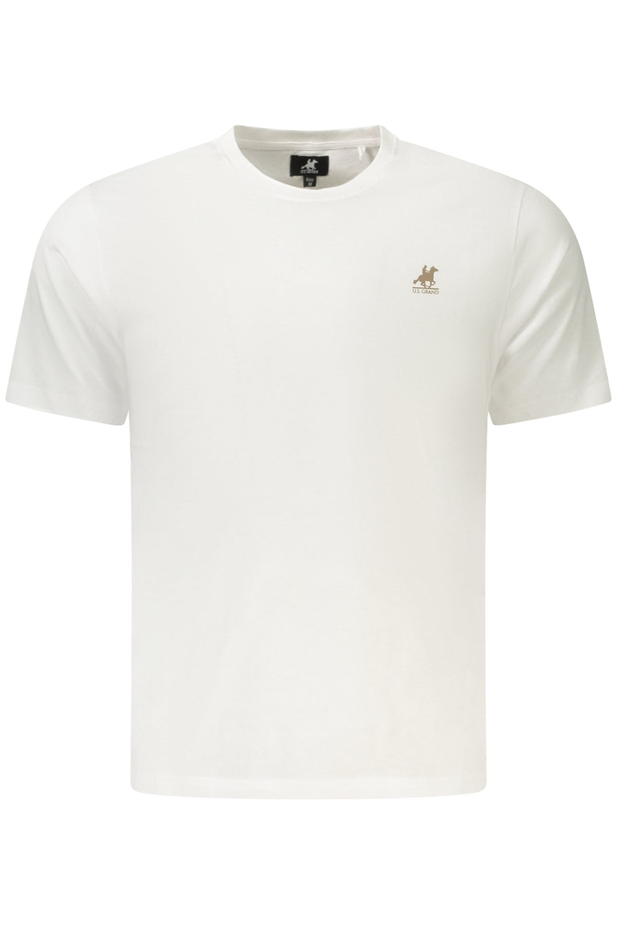 U.S. GRAND T-SHIRT MANICHE CORTE UOMO BIANCO