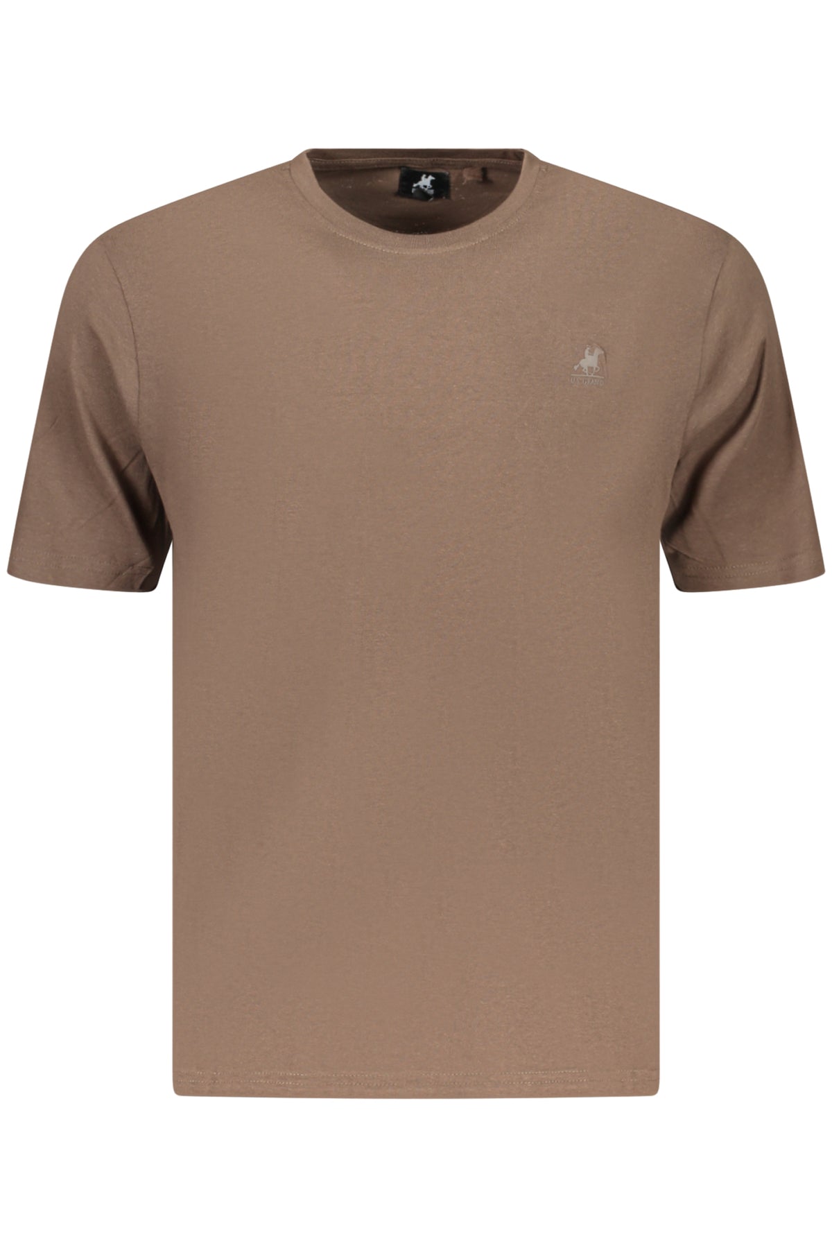 U.S. GRAND T-SHIRT MANICHE CORTE UOMO MARRONE