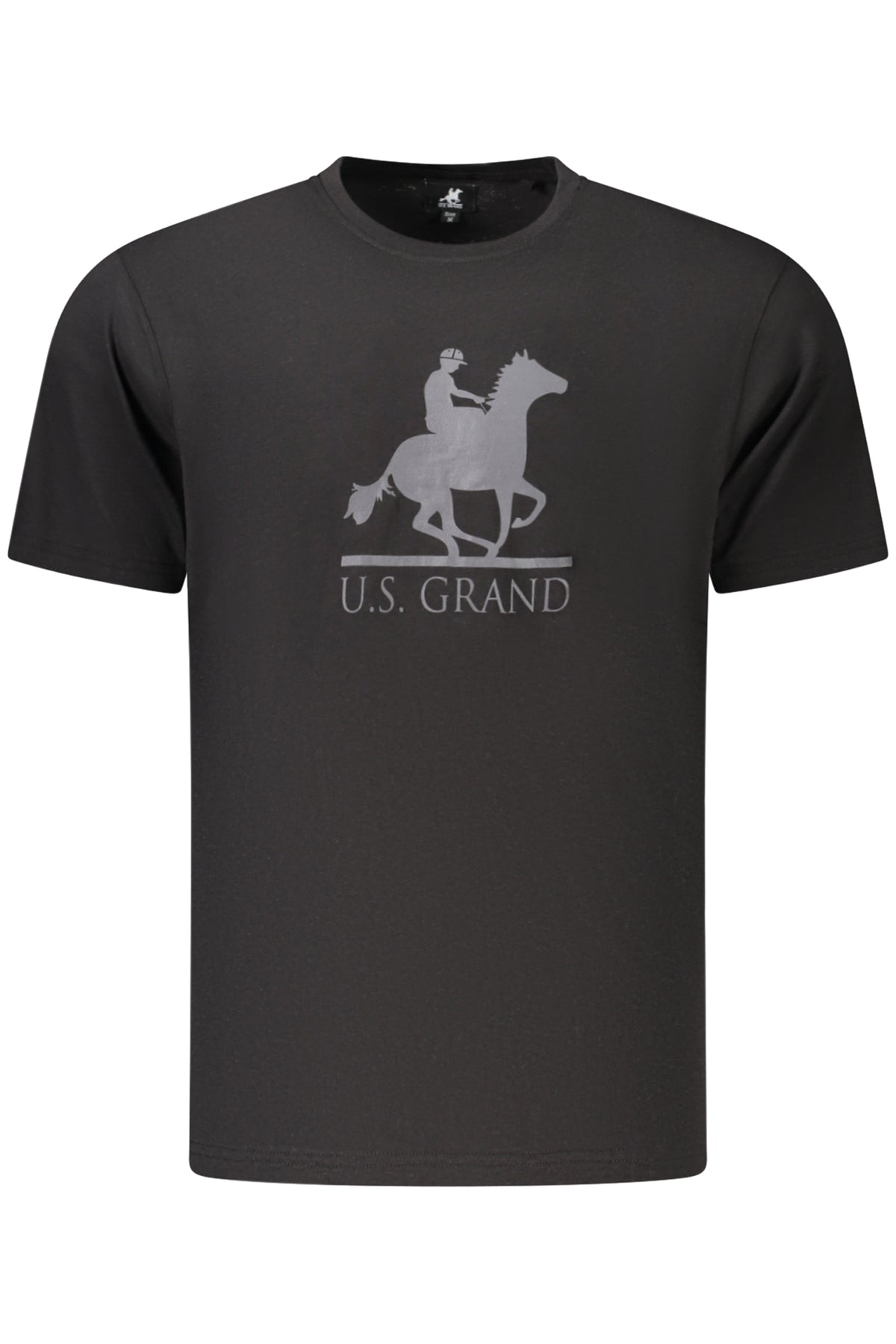 U.S. GRAND T-SHIRT MANICHE CORTE UOMO NERO