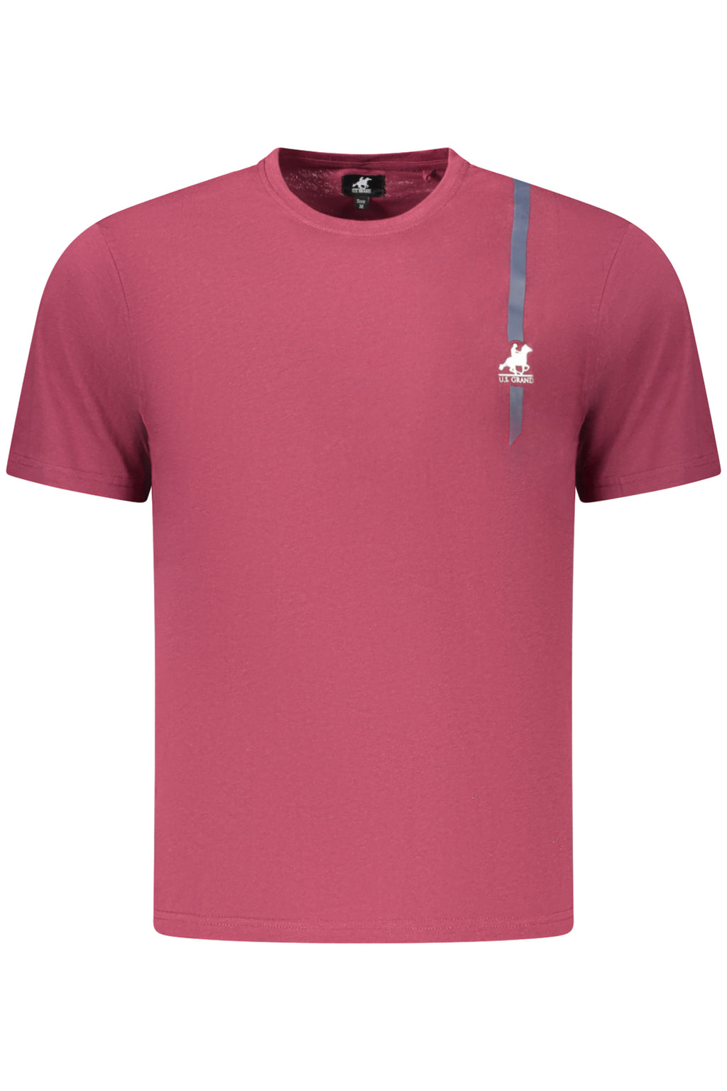 U.S. GRAND T-SHIRT MANICHE CORTE UOMO ROSSO
