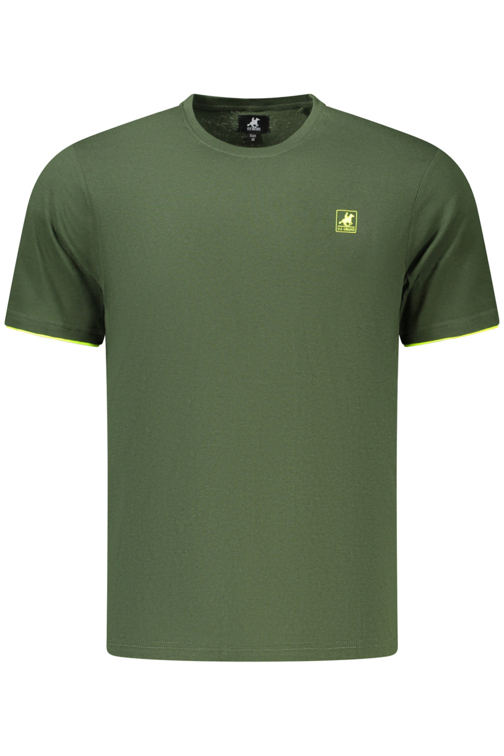 U.S. GRAND T-SHIRT MANICHE CORTE UOMO VERDE