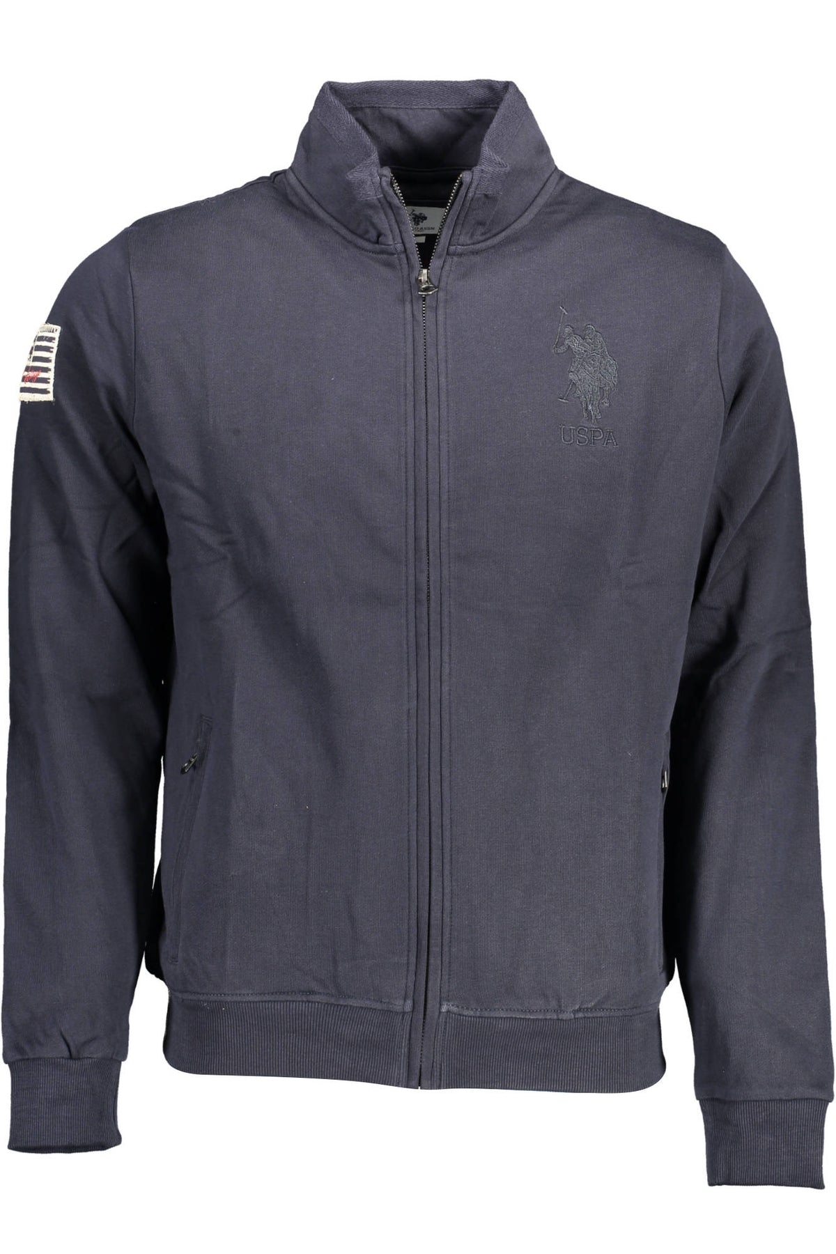 U.S. POLO ASSN. FELPA CON ZIP UOMO BLU