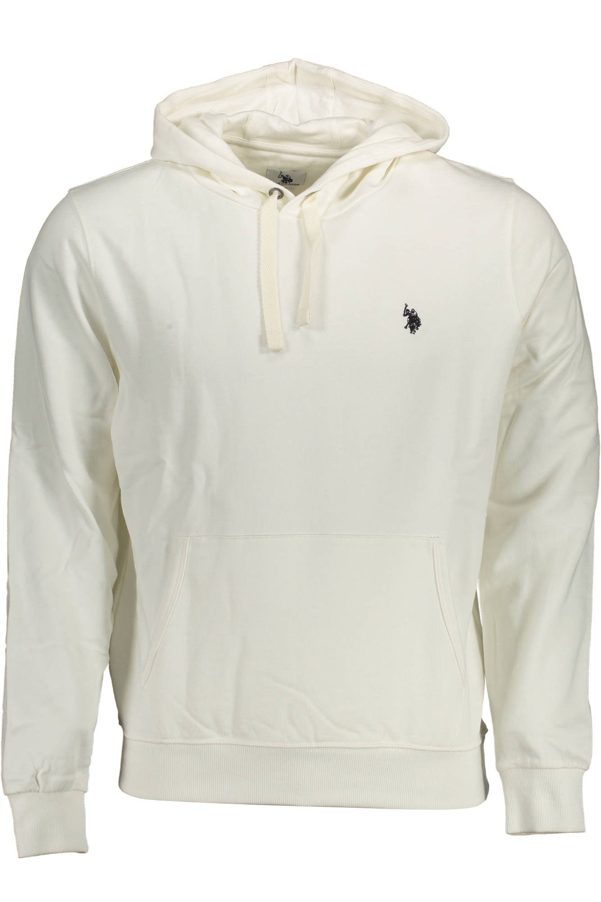 U.S. POLO ASSN. FELPA SENZA ZIP UOMO BIANCO