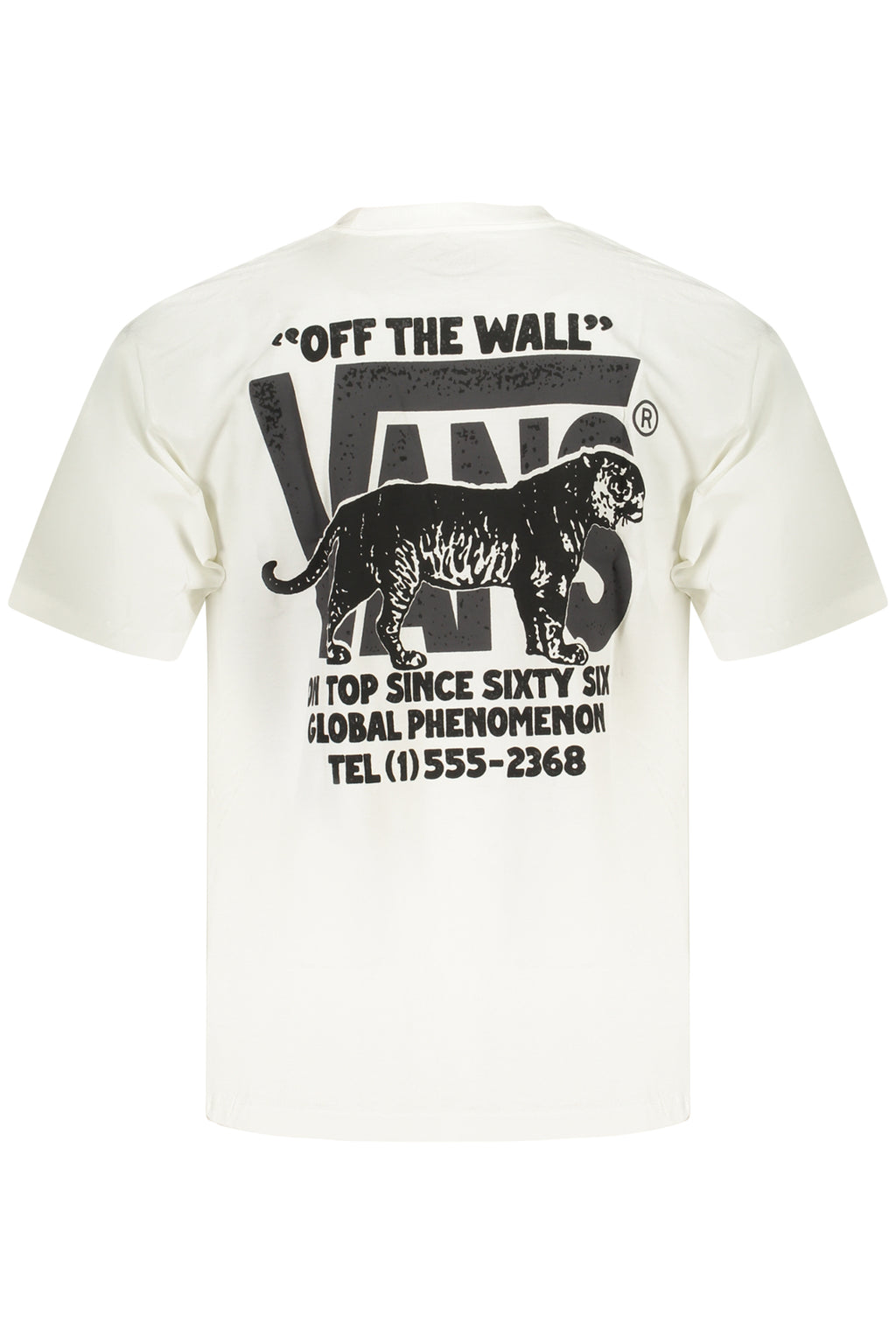 VANS T-SHIRT MANICHE CORTE UOMO BIANCO