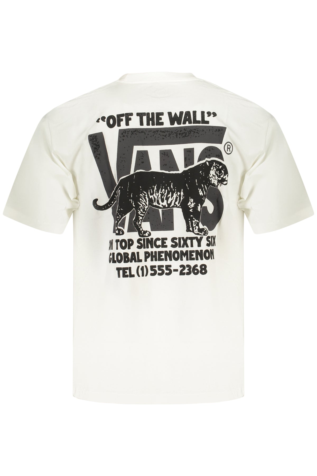 VANS T-SHIRT MANICHE CORTE UOMO BIANCO