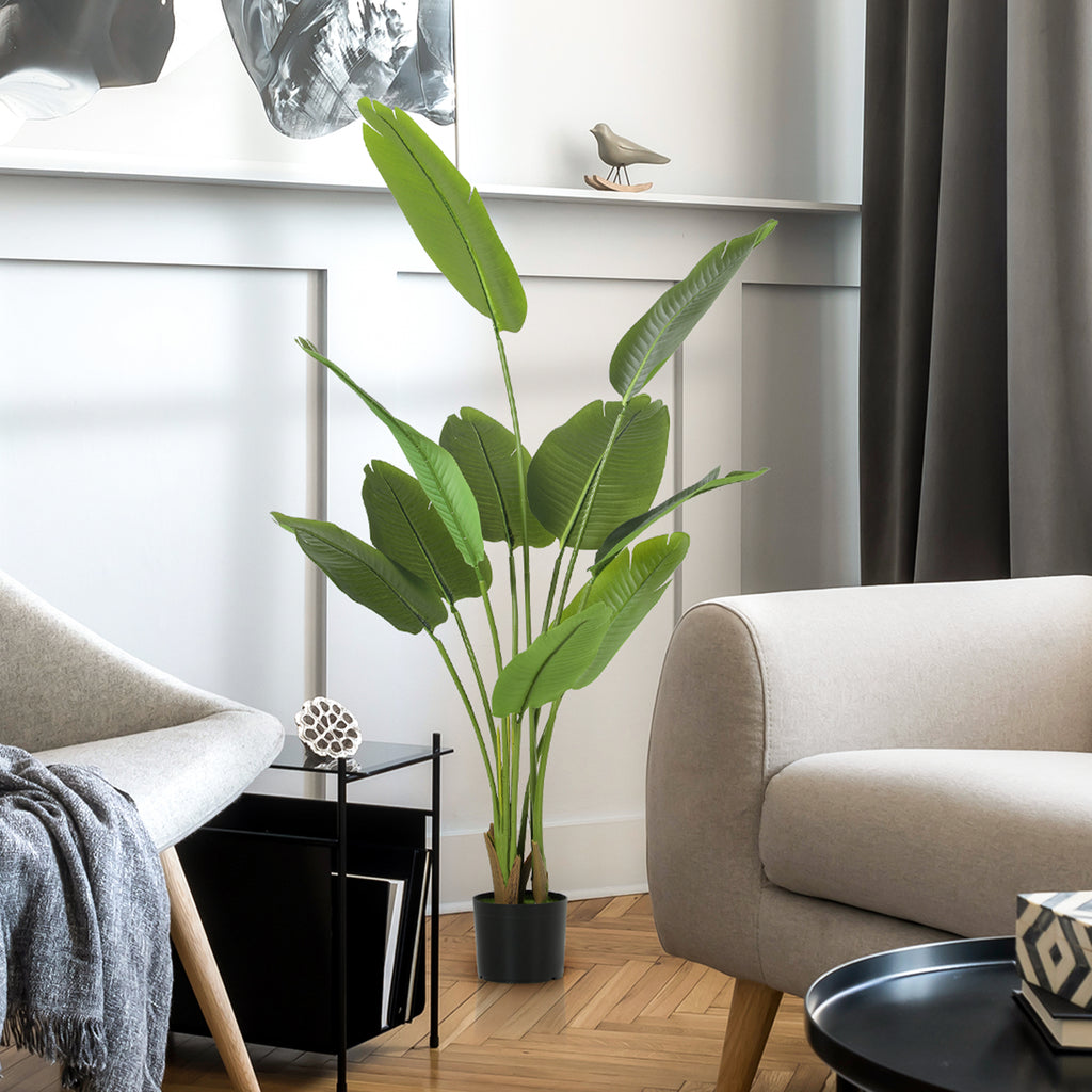Pianta Artificiale da 160 cm con 10 Foglie