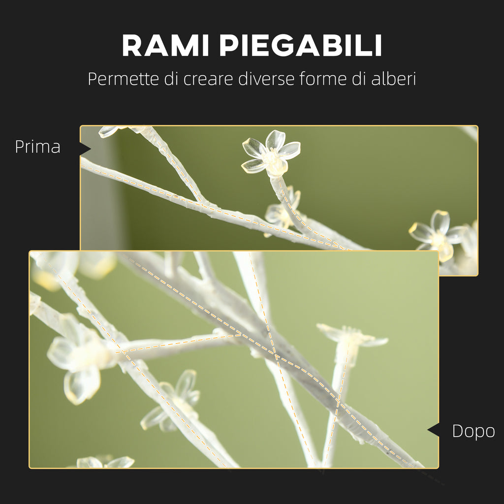 Albero Luminoso di ciliegio 180 cm con 180 LED