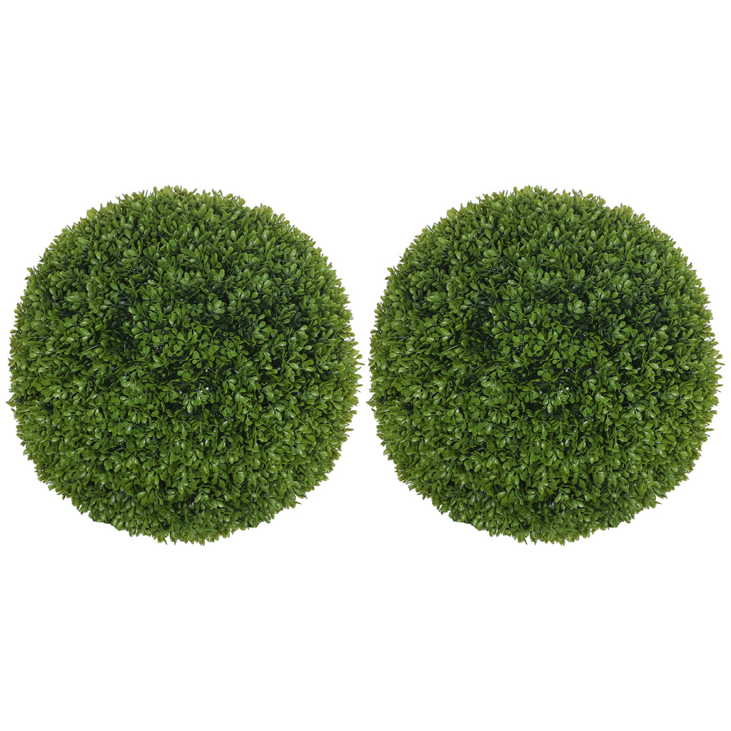 Set 2 Sfere di Bosso Artificiali con Protezione UV