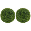 Set 2 Sfere di Bosso Artificiali con Protezione UV