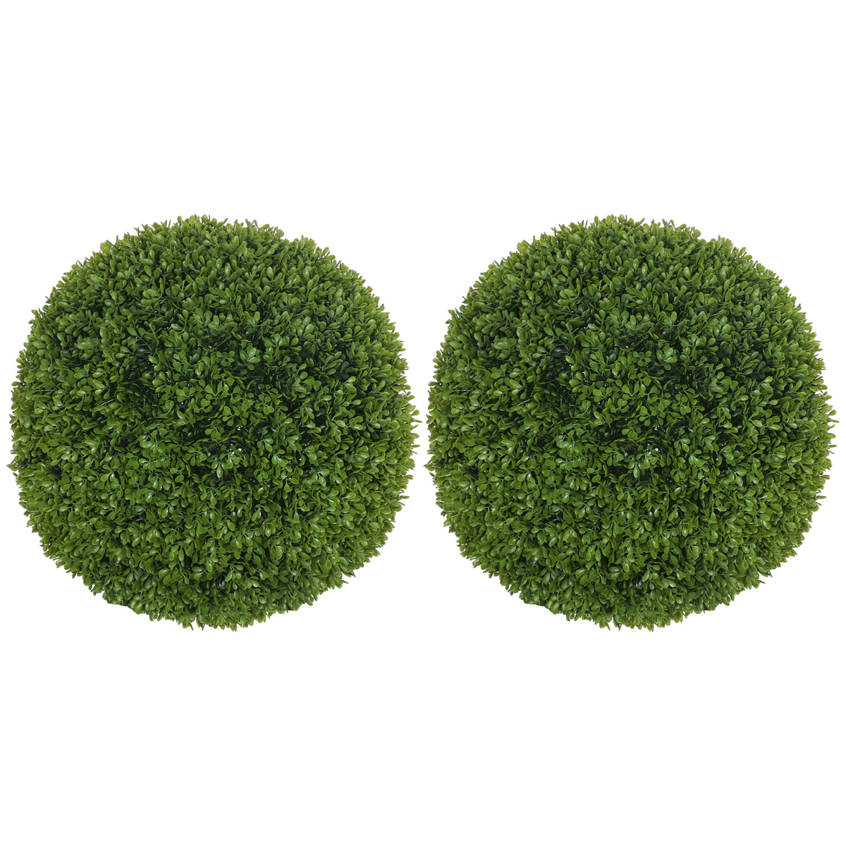 Set 2 Sfere di Bosso Artificiali con Protezione UV